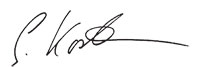 Unterschrift Stephan Kostrzewa