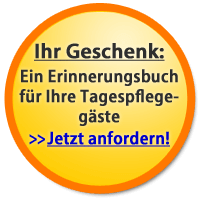 Ihr Geschenk: Ein Erinnerungsbuch für Ihre Tagespflegegäste - Jetzt anfordern!