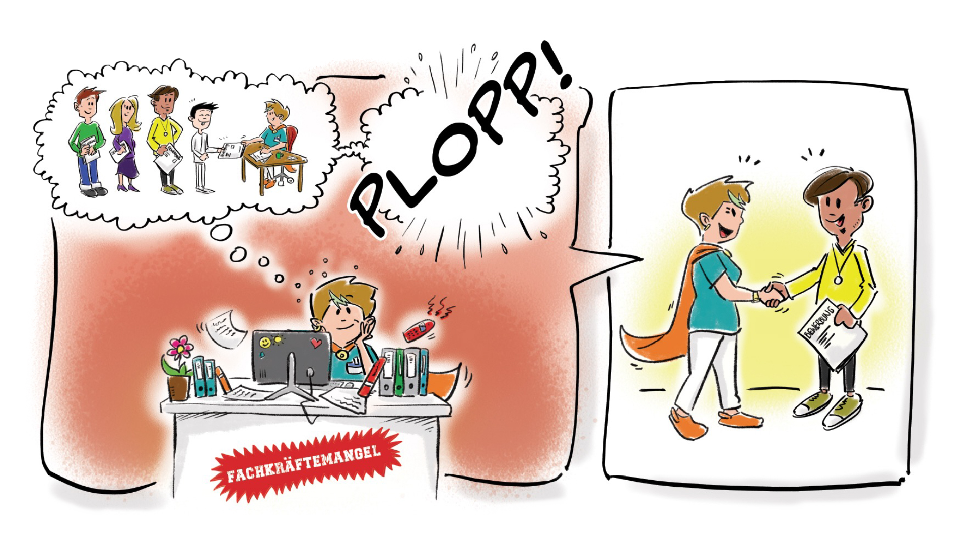 Illustration Fachkräftemangel