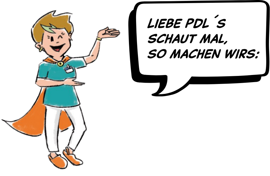 Die Lösung — 'So machen wirs'